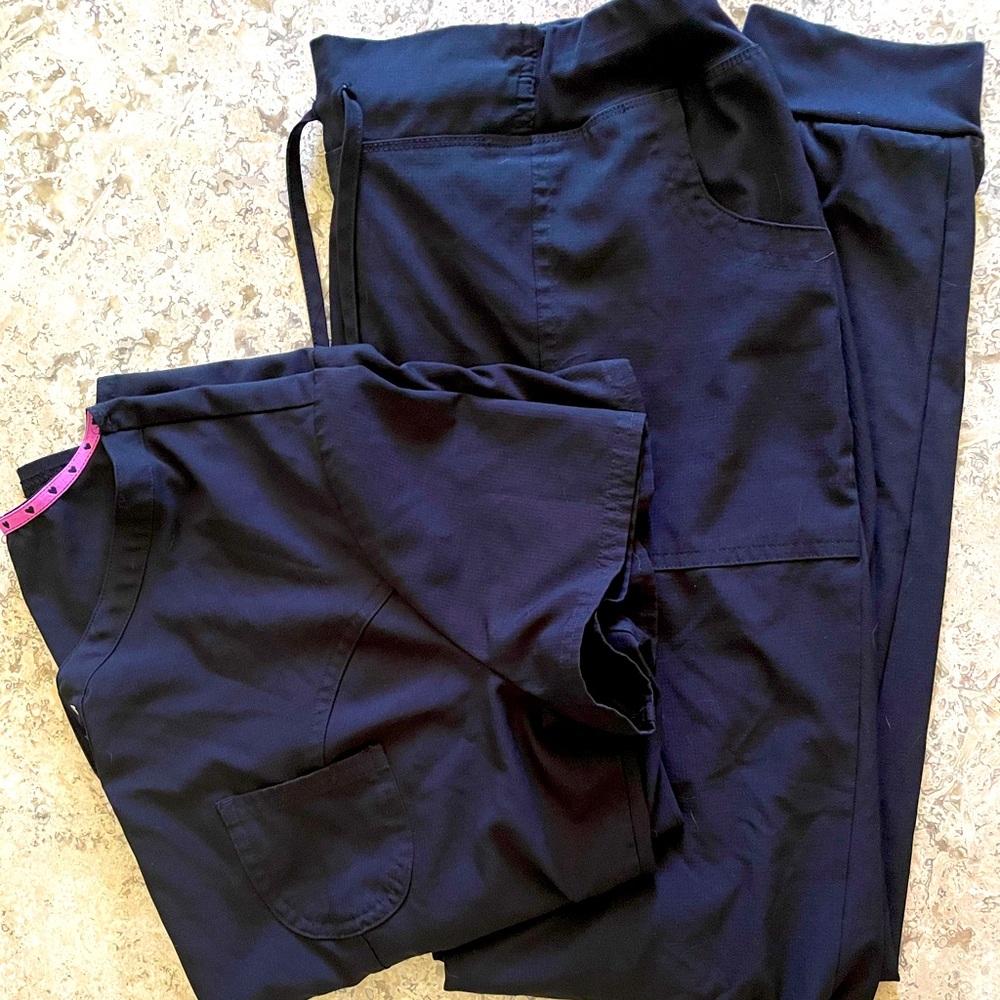 XL Black HeartSoul Scrub Set